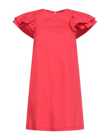 Liu •jo Woman Mini Dress Red Size 2 Cotton