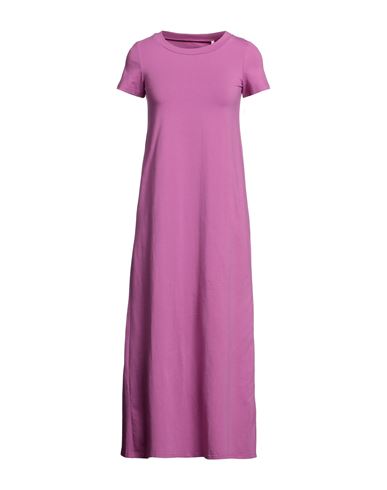 Rose A Pois Rosé A Pois Woman Midi Dress Mauve Size 4 Cotton, Elastane In Purple