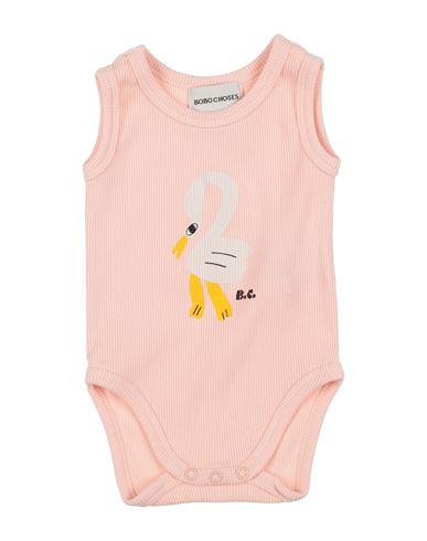 Shop Bobo Choses Newborn Girl Baby Bodysuit Light Pink Size 3 Cotton, Elastane