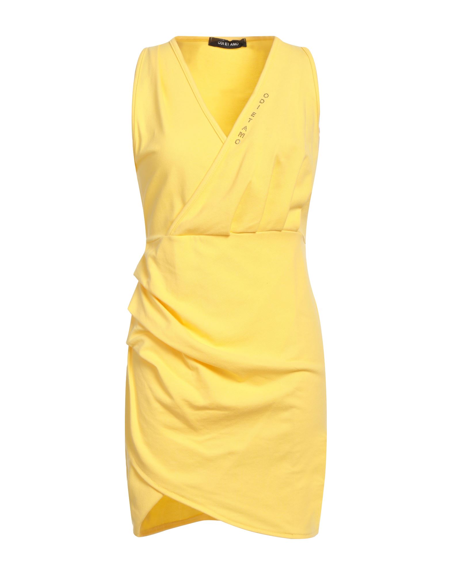 Odi Et Amo Short Dresses In Yellow