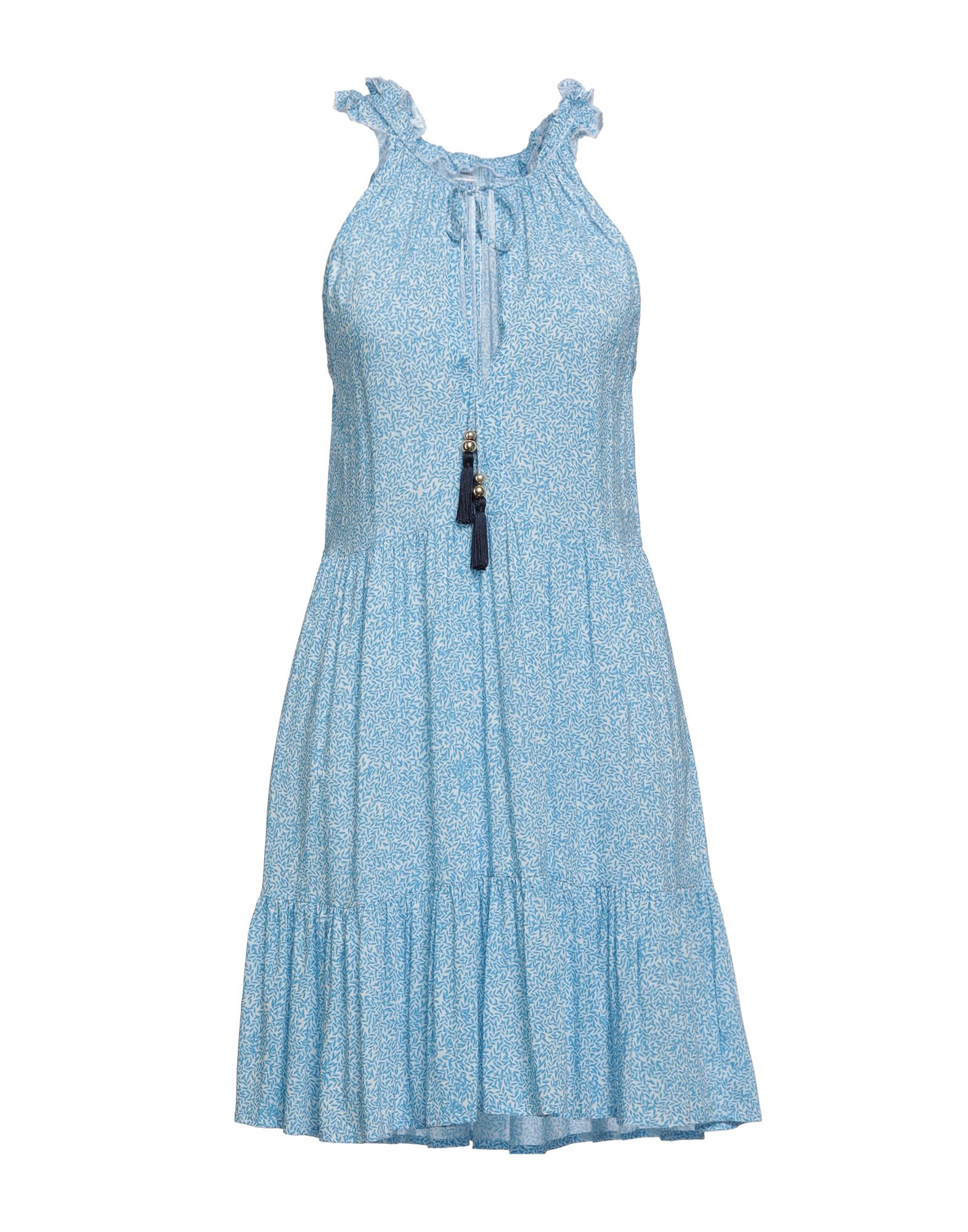 Delfina Short Dresses In Blue