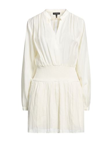 Rag & Bone Woman Mini Dress Ivory Size M Viscose, Cotton In White