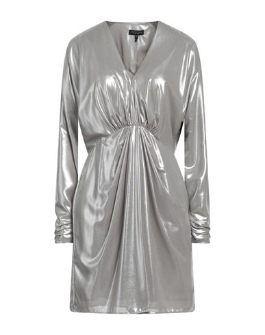 Rag & Bone Woman Mini Dress Silver Size 12 Polyester