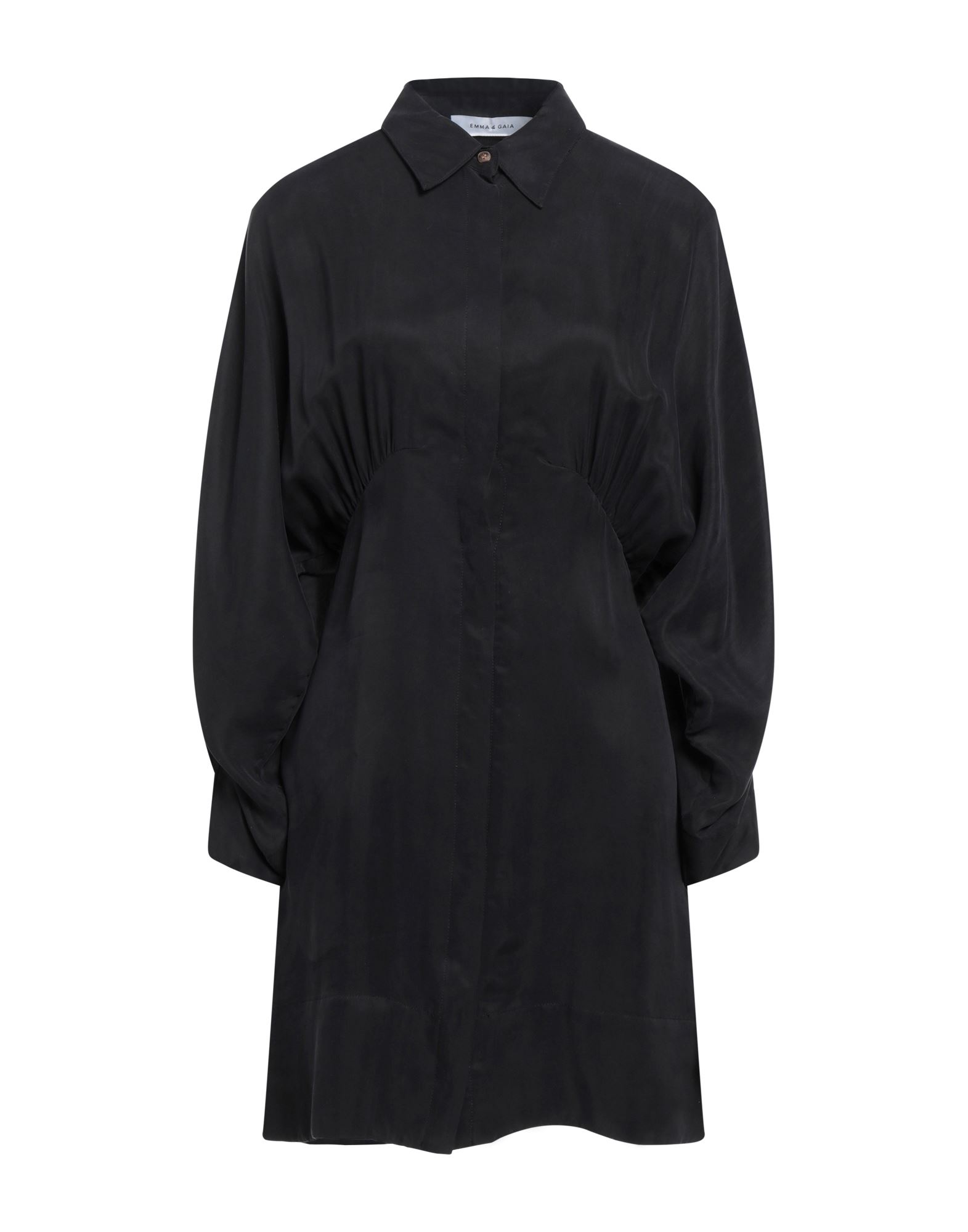 Emma & Gaia Woman Mini Dress Black Size 8 Cupro, Viscose
