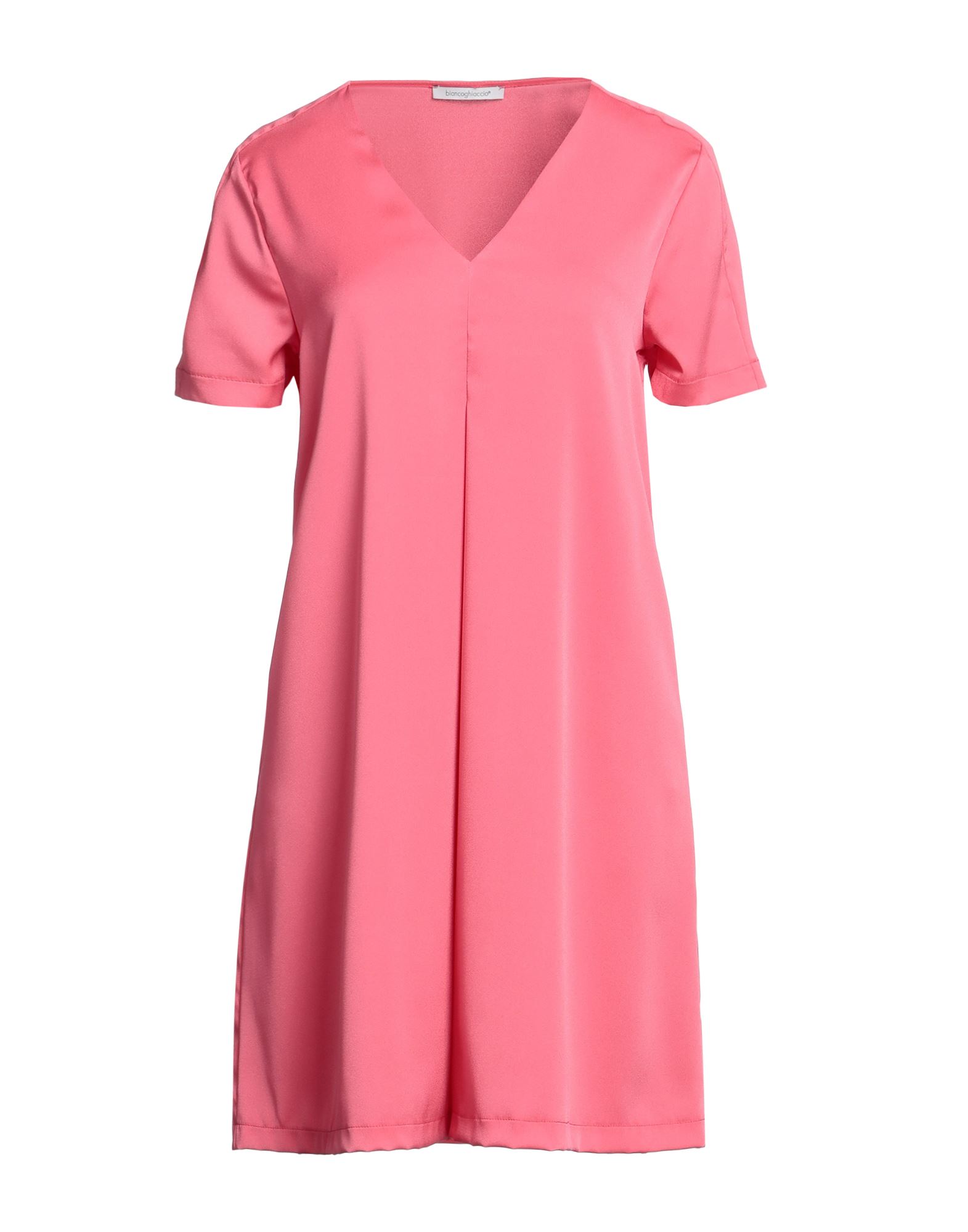Shop Biancoghiaccio Woman Mini Dress Pink Size 6 Polyester, Elastane