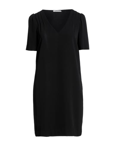 Biancoghiaccio Woman Mini Dress Black Size 8 Polyester, Elastane