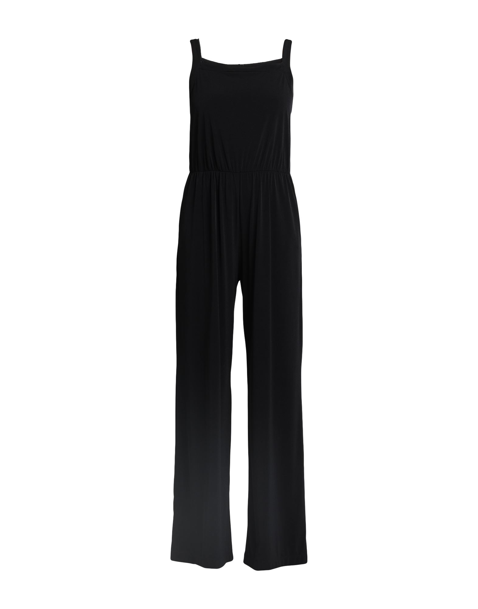 Shop Biancoghiaccio Woman Jumpsuit Black Size L Polyester, Elastane