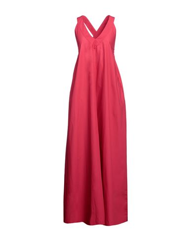 Shop Suoli Woman Maxi Dress Magenta Size 2 Cotton