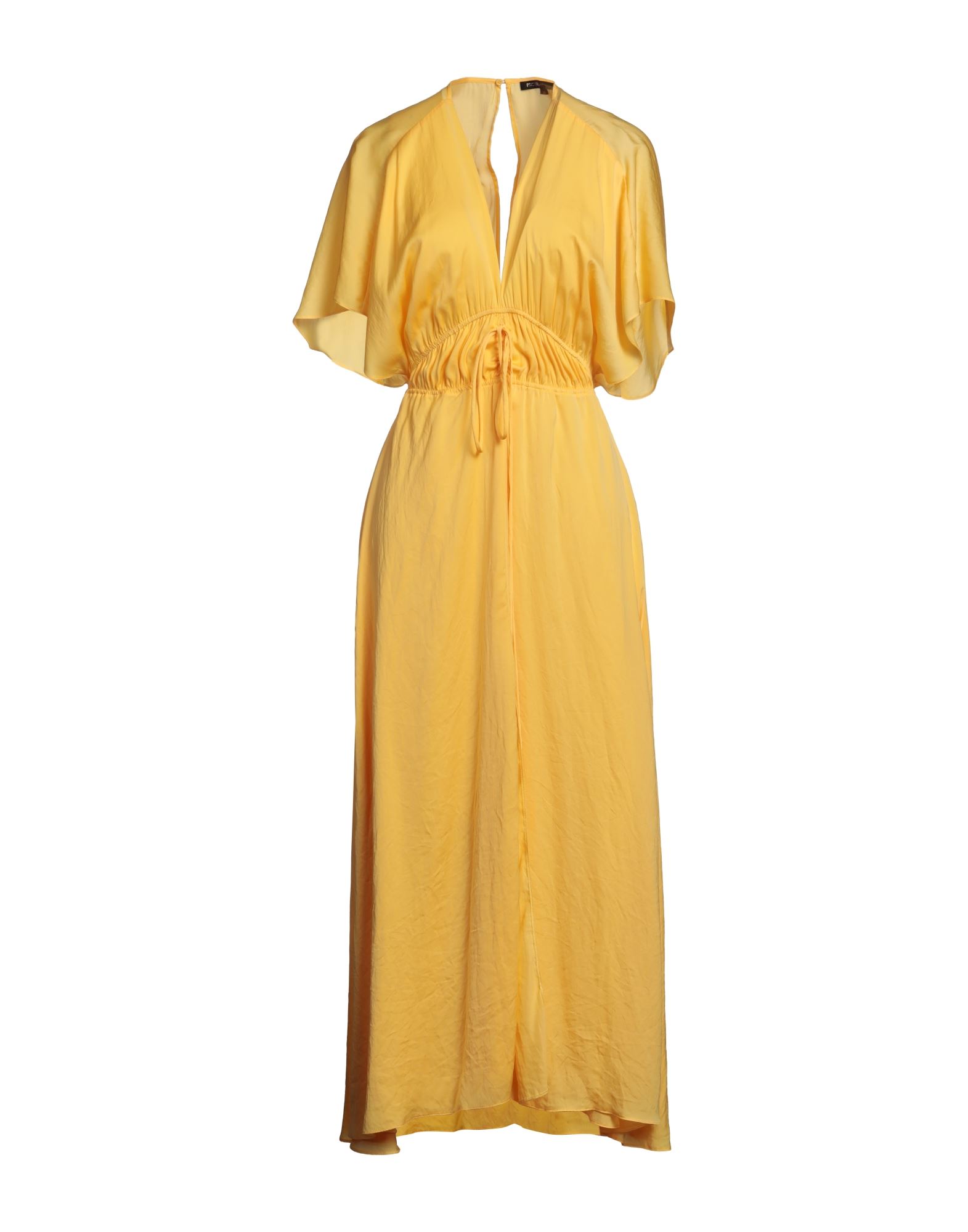 Maje Long Dresses In Yellow