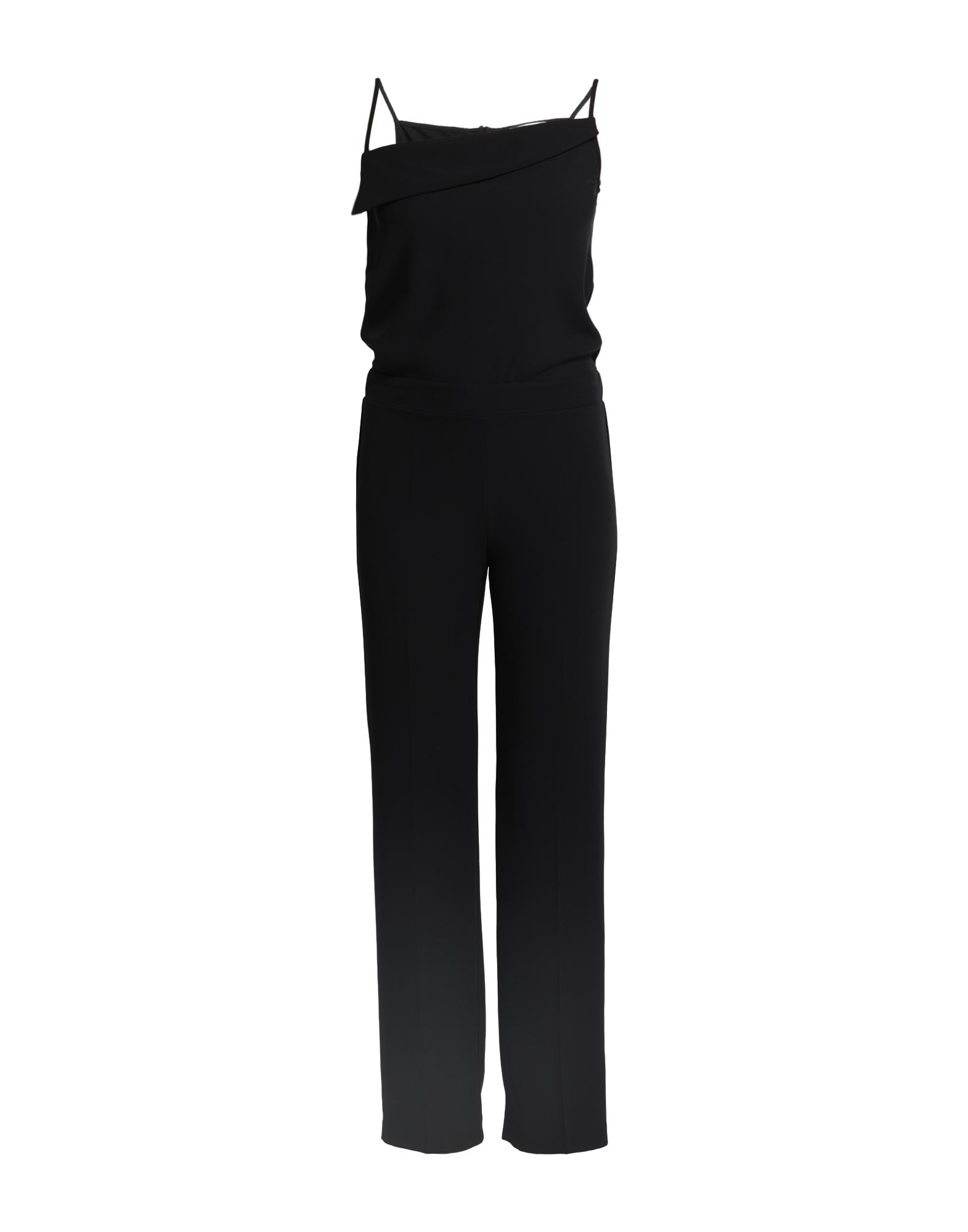 Shop Biancoghiaccio Woman Jumpsuit Black Size 8 Polyester, Elastane