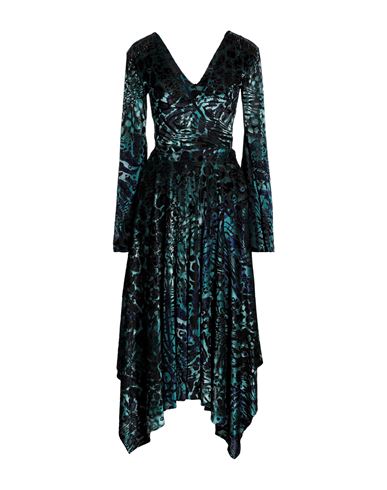 Gaelle Paris Gaëlle Paris Woman Midi Dress Deep Teal Size 4 Polyester, Polyamide, Elastane In Brown