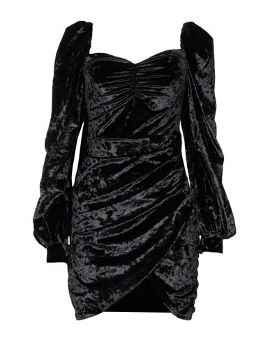 Gaelle Paris Gaëlle Paris Woman Mini Dress Black Size 6 Polyester, Elastane