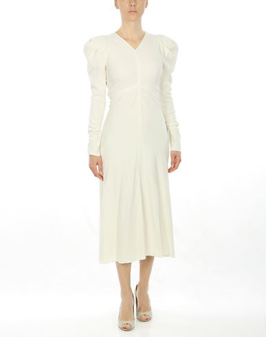 Isabel Marant Woman Maxi Dress White Size 2 Viscose, Virgin Wool, Elastane