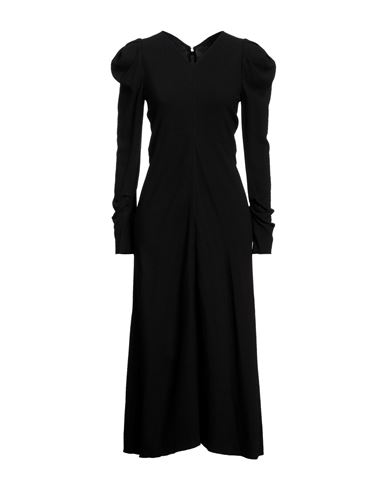 Isabel Marant Woman Maxi Dress Black Size 6 Viscose, Virgin Wool, Elastane