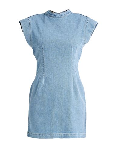 Isabel Marant Woman Midi Dress Light Blue Size 8 Cotton, Elastane