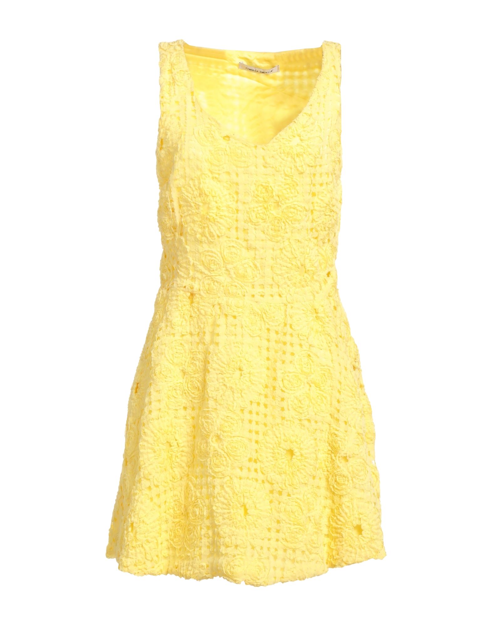 Frankie Morello Short Dresses In Yellow
