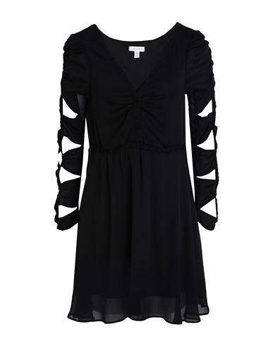 Topshop Woman Short Dress Black Size 2 Polyester