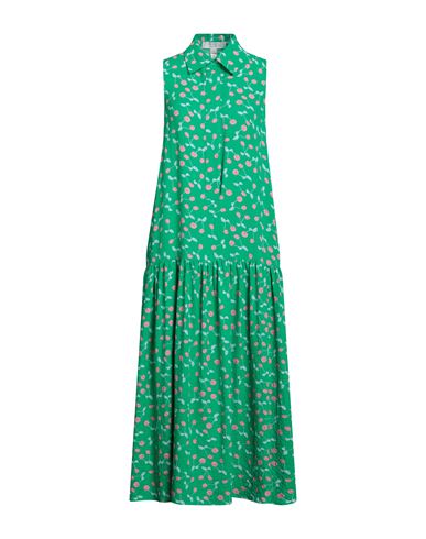 Liquorish Woman Long Dress Green Size 4 Eco Polyester