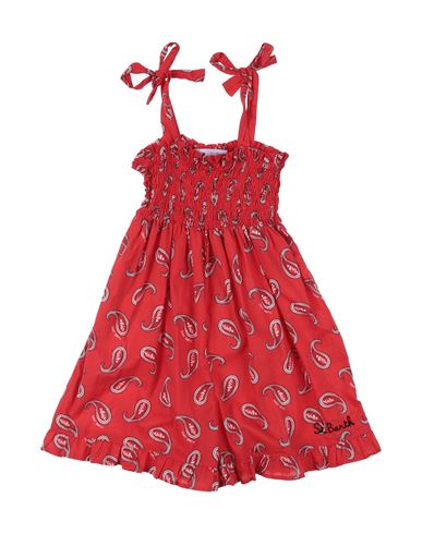 Mc2 Saint Barth Babies'  Toddler Girl Jumpsuit Red Size 6 Cotton