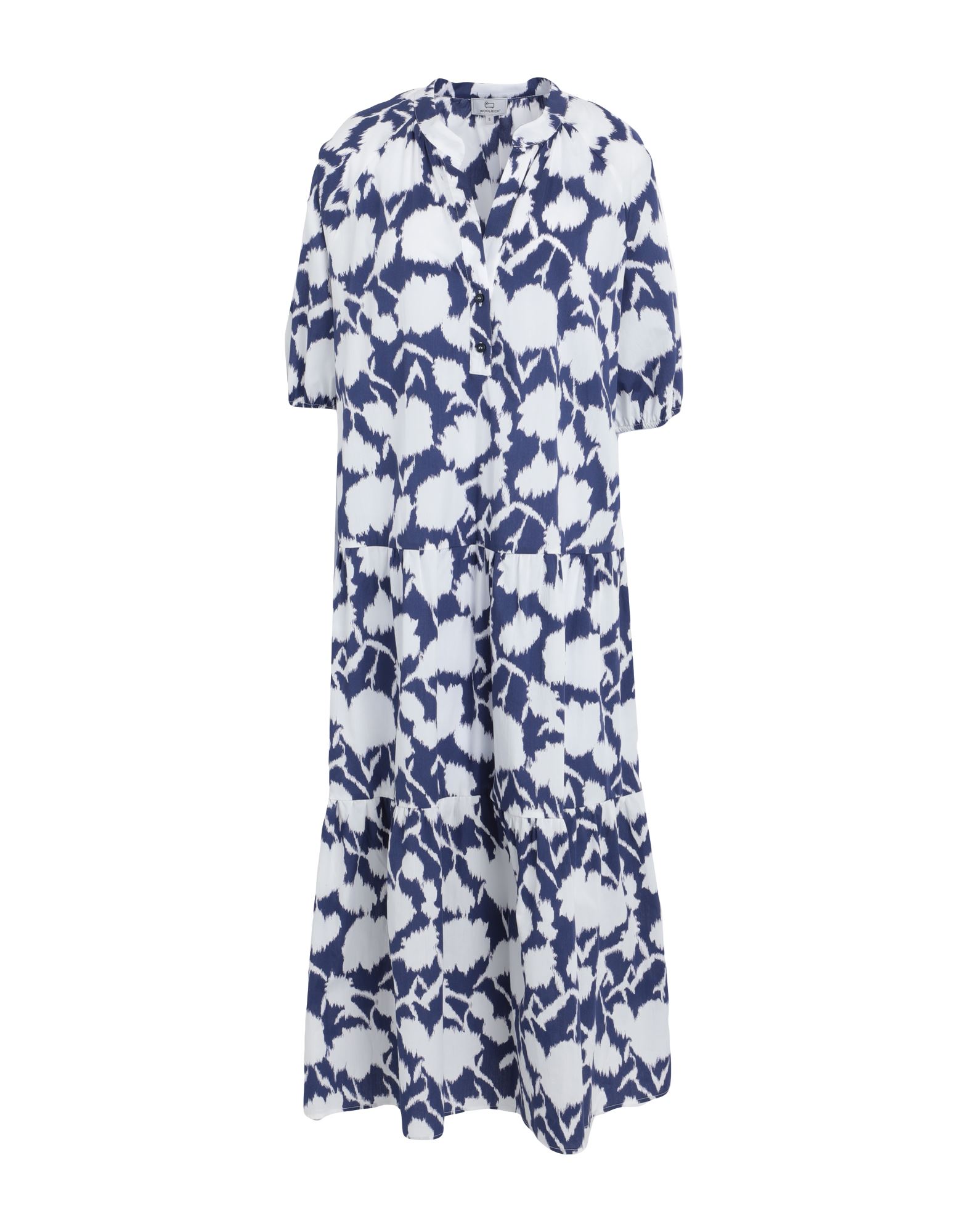 Woolrich Printed Dress With Floral Pattern In White
