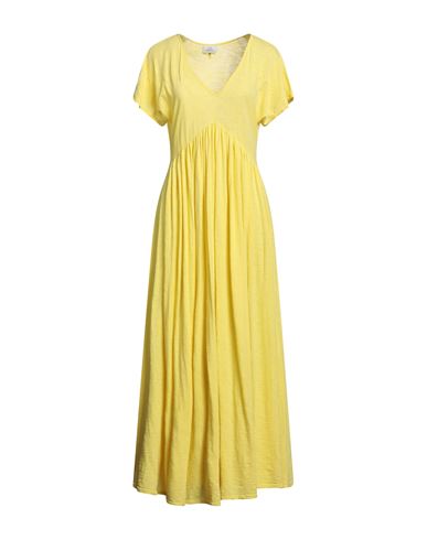 Deha Woman Long Dress Yellow Size M Cotton
