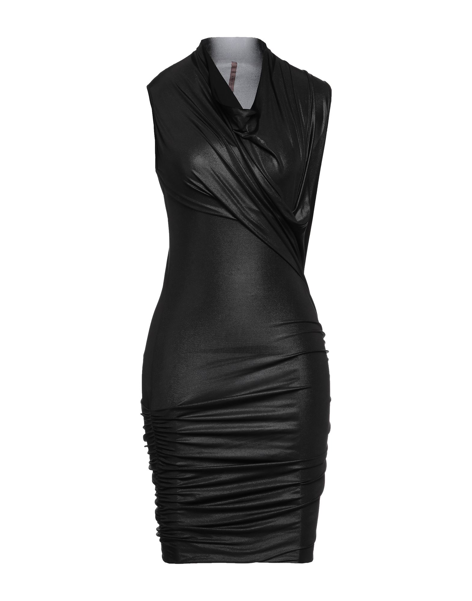 Rick Owens Lilies Short Dresses In Black