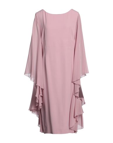 Botondi Milano Woman Midi Dress Pastel Pink Size 12 Silk