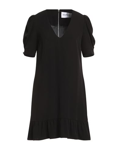 Silvian Heach Woman Mini Dress Black Size 4 Polyester, Elastane