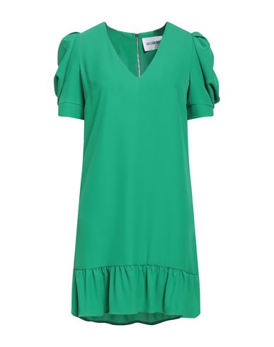 Silvian Heach Woman Mini Dress Green Size 4 Polyester, Elastane