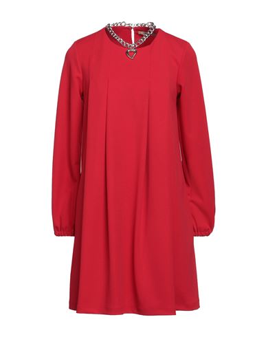 No-nà Woman Mini Dress Red Size M Polyester, Elastane