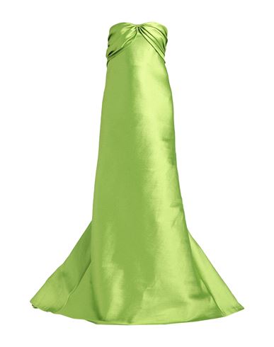 Maria Lucia Hohan Woman Long Dress Acid Green Size 2 Polyester | ModeSens