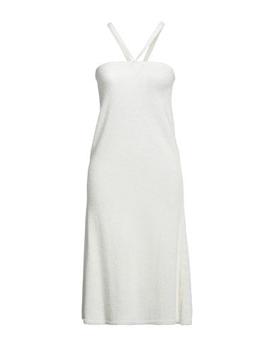 Na-kd Woman Short Dress Ivory Size Xxs Acrylic In White