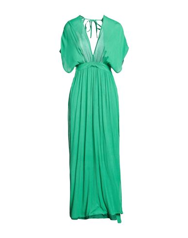 Na-kd Woman Long Dress Emerald Green Size 4 Viscose