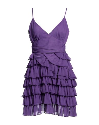 Na-kd Woman Short Dress Purple Size 2 Polyester