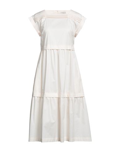 Peserico Woman Midi Dress Blush Size 6 Cotton, Elastane In Pink