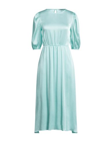 Na-kd Woman Midi Dress Turquoise Size 4 Polyester In Blue
