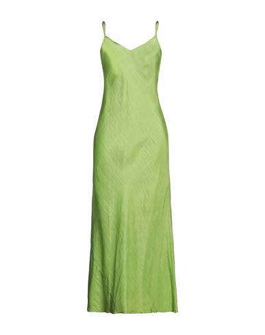 The Rose Ibiza Woman Long Dress Light Green Size M Silk
