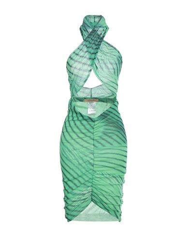 The Andamane Woman Short Dress Green Size 4 Polyamide