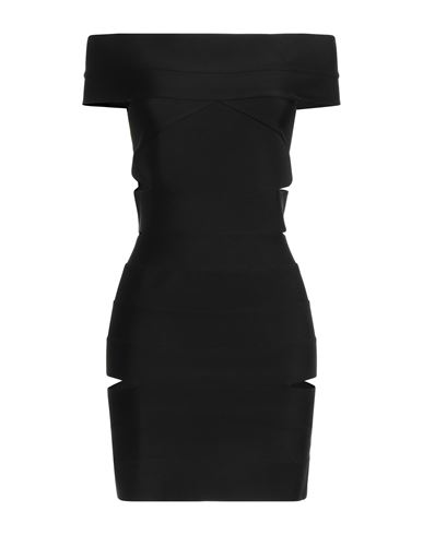 Alexandre Vauthier Woman Mini Dress Black Size 8 Viscose, Polyamide, Elastane