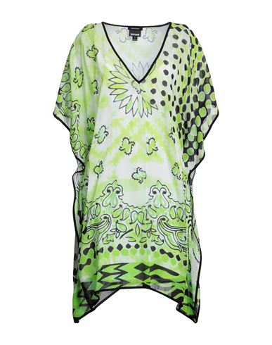 Just Cavalli Woman Short Dress Acid Green Size S Viscose