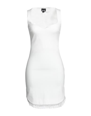 Just Cavalli Woman Mini Dress White Size 8 Viscose, Polyamide, Elastane