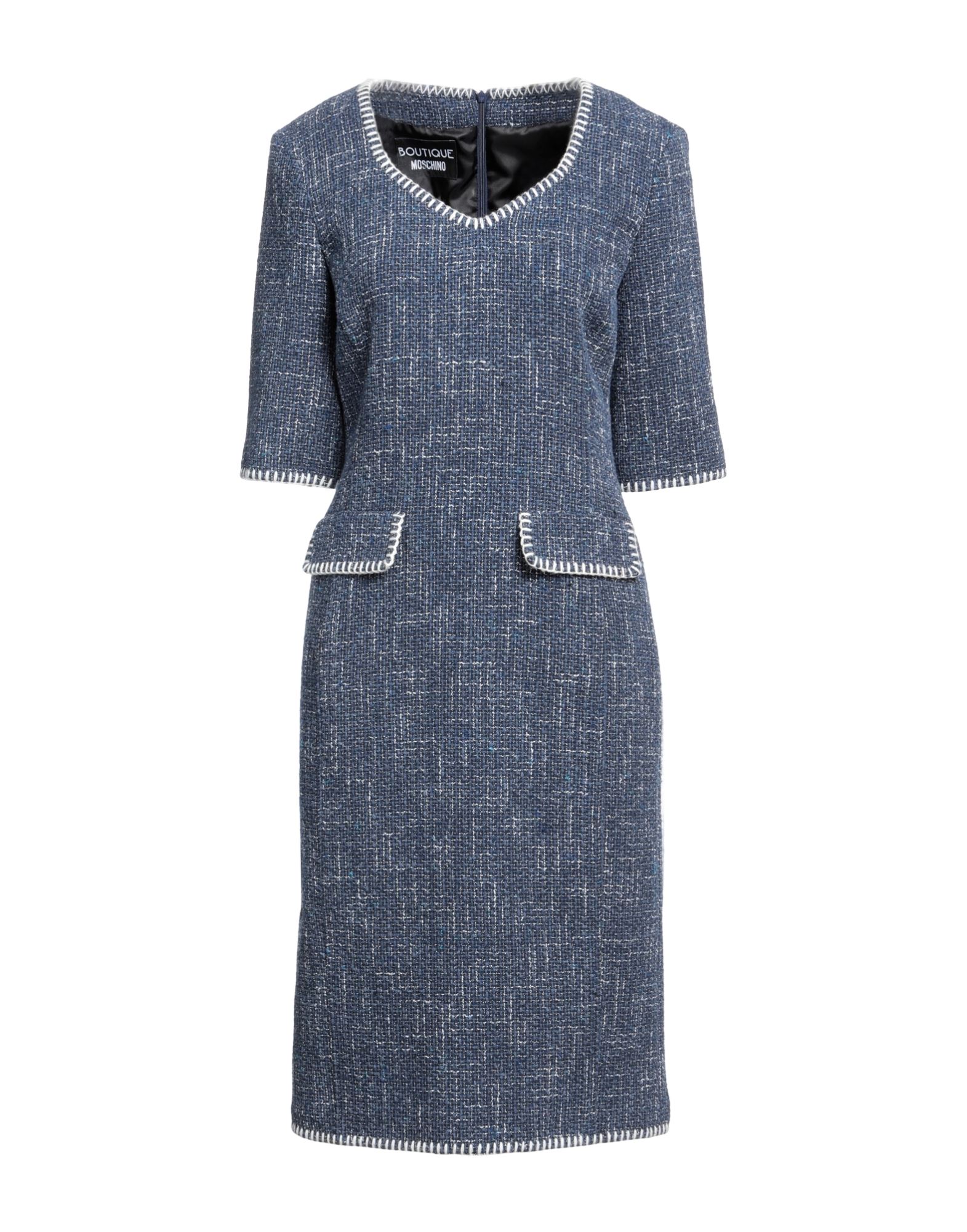 Boutique Moschino Midi Dresses In Navy Blue