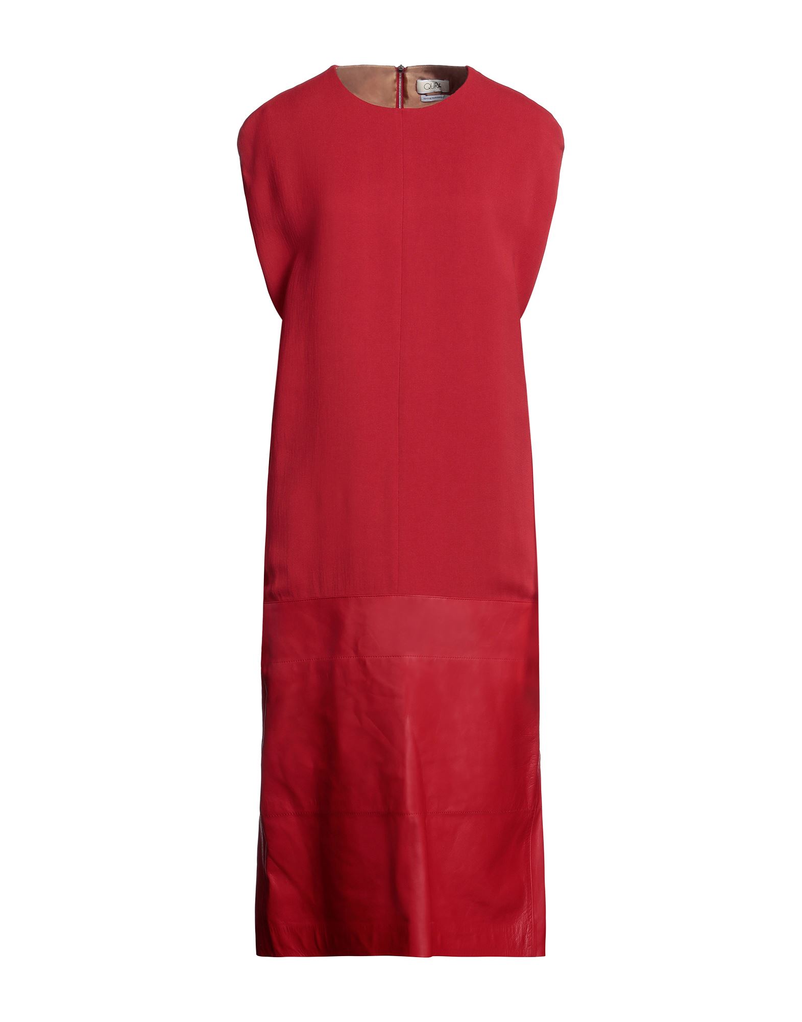 Quira Midi Dresses In Red
