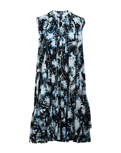 Alexander Mcqueen Woman Midi Dress Midnight Blue Size 6 Silk