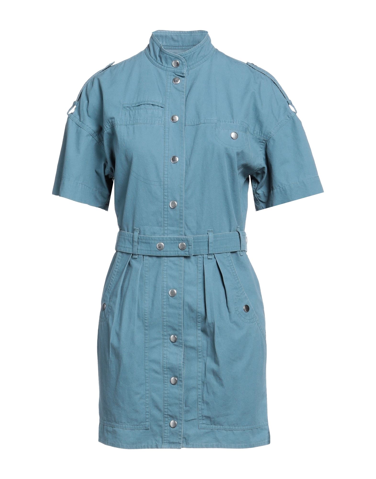 Isabel Marant Étoile Woman Short Dress Pastel Blue Size 2 Cotton