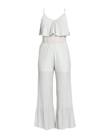 Cotazur Woman Jumpsuit Ivory Size M Polyester, Polyamide, Elastane In White