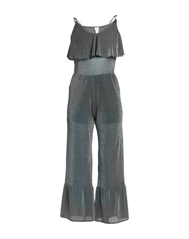 Cotazur Woman Jumpsuit Steel Grey Size S Polyester, Polyamide, Elastane