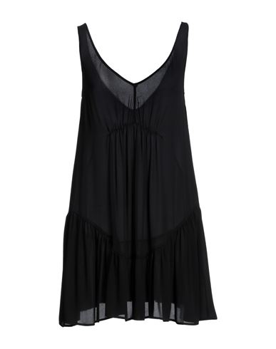 Suoli Woman Short Dress Black Size 4 Polyester