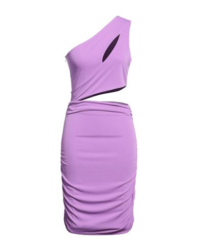 Haveone Woman Short Dress Mauve Size M Polyester, Elastane In Purple