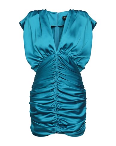 Actualee Woman Short Dress Azure Size 8 Polyester In Blue